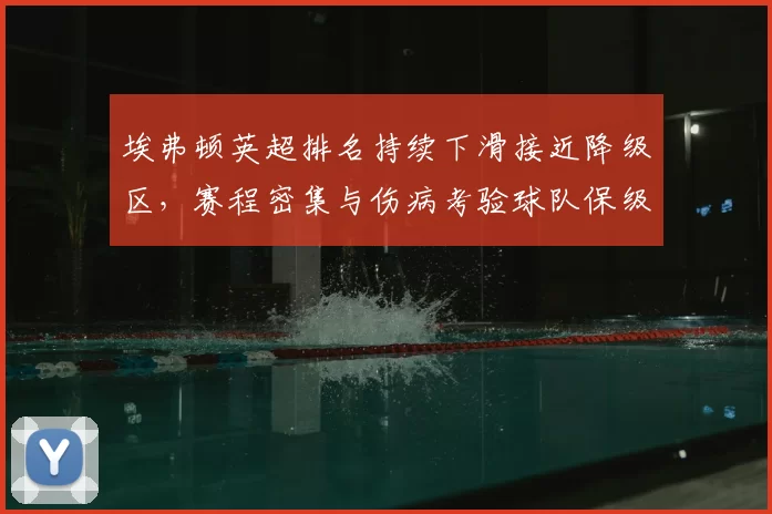 埃弗顿英超排名持续下滑接近降级区，赛程密集与伤病考验球队保级