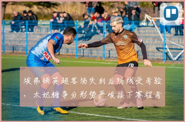 埃弗顿英超客场失利后防线受考验，太妃糖争分形势严峻接下赛程考验调整力