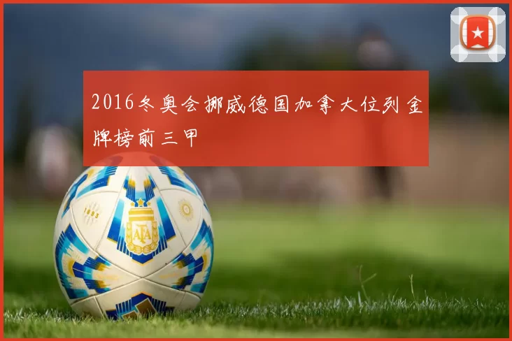 2016冬奥会挪威德国加拿大位列金牌榜前三甲